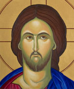 Jesus, oil, 11x9 (27x22 cm)
